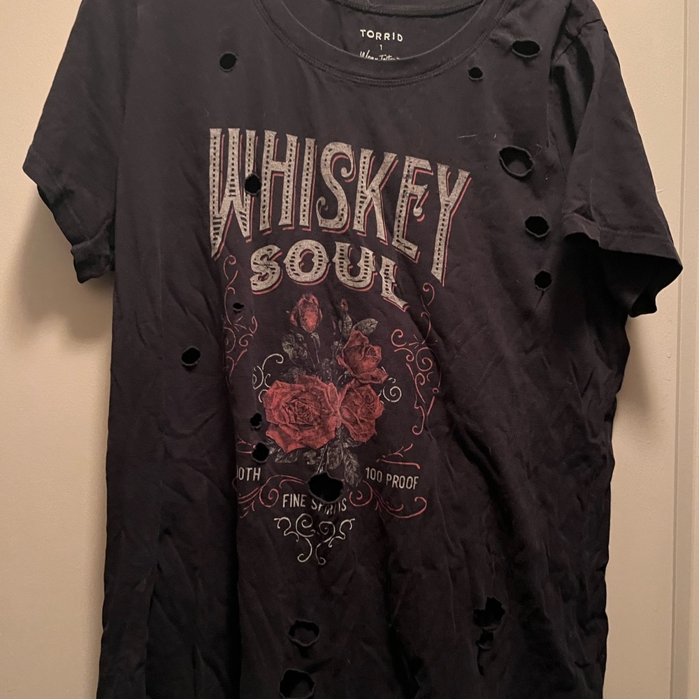 Torrid Black Crew Neck Tee